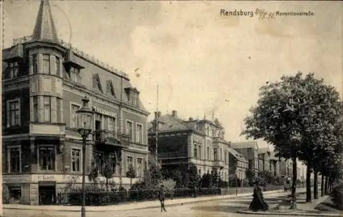 Ak Rendsburg in Schleswig Holstein, Reventlowstraße