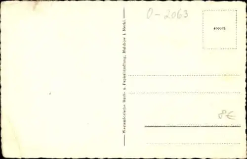 Ak Malchow in Mecklenburg, Teilansicht