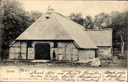 Ak Husum in Nordfriesland, Ostenfelder Haus