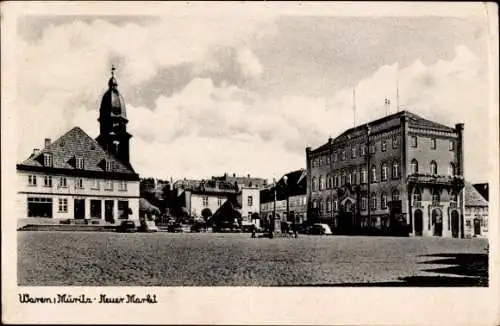 Ak Waren an der Müritz, Neuer Markt