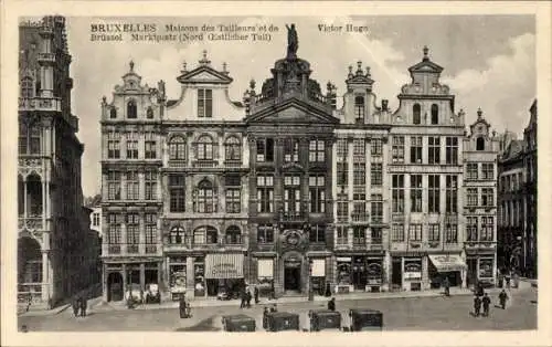 Ak Bruxelles Brüssel, Maison des Tailleurs et de Victor Hugo