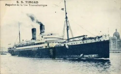 Ak Liner Timgad, CGT French Line, Transatlantic