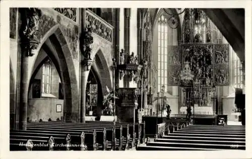 Ak Heiligenblut am Großglockner in Kärnten, Kirche, Innenansicht