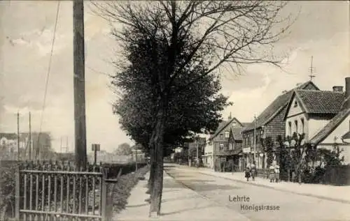 Ak Lehrte in Niedersachsen, Königstraße