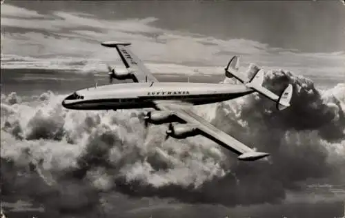 Ak Super G Constellation, Passagierflugzeug, Lufthansa