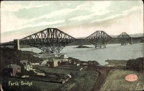 Ak South Queensferry Schottland, Forth Bridge