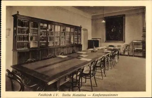 Ak Feldkirch Vorarlberg, Stella Matutina, Konferenzzimmer