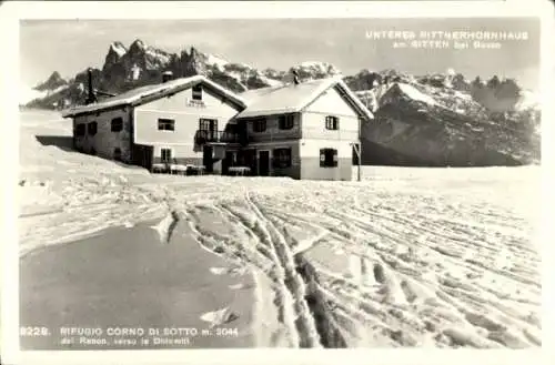 Ak Ritten Renon Südtirol, Unteres Rittnerhornhaus