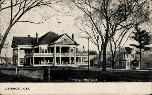 Ak Davenport Iowa USA, Outing-Club