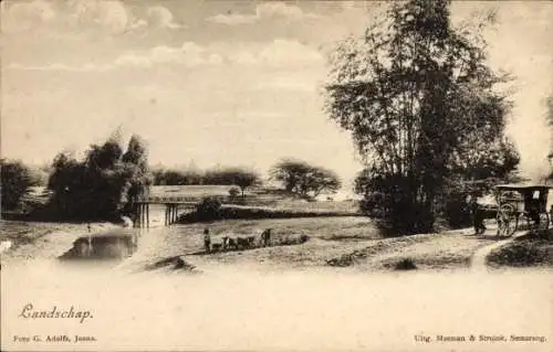 Ak Semarang Java Indonesien, Landschap