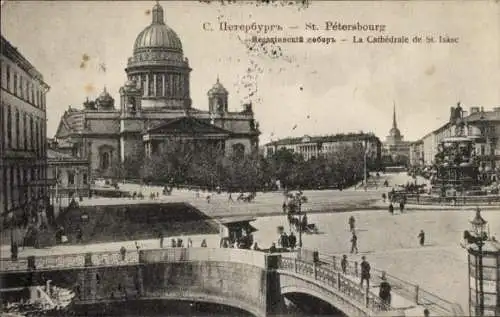 Ak Sankt Petersburg Russland, Cathedrale de St. Isaac