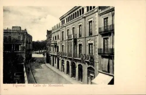 Ak Figueras Katalonien, Calle de Monturiol