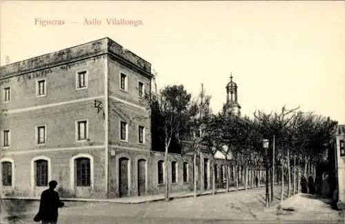 Ak Figueras Katalonien, Asilo Vilallonga
