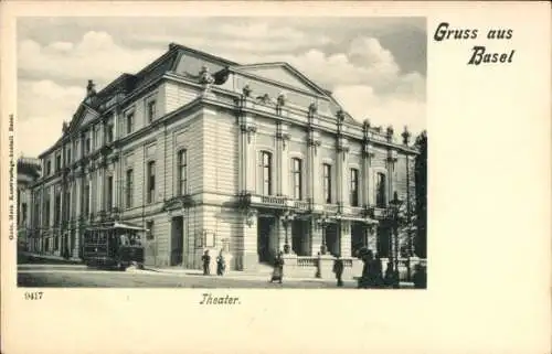 Ak Basel Bâle Stadt Schweiz, Theater