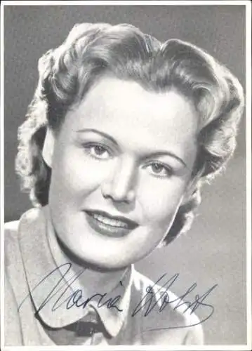 Ak Schauspielerin Maria Holst, Portrait, Autogramm