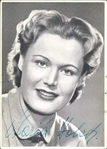 Ak Schauspielerin Maria Holst, Portrait, Autogramm