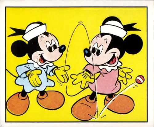 Sammelbild Mickey Nr. 81, Disney, Milly und Molly