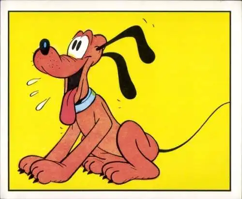 Sammelbild Mickey Nr. 80, Disney, Pluto