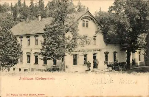 Ak Bieberstein Reinsberg in Sachsen, Zollhaus