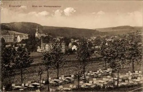 Ak Einsiedel Chemnitz, Gesamtansicht, Waldesrauschen