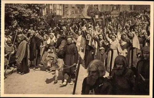 24 Ak Bruges Brügge Flandern Westflandern, Prozession von Sankt Sang