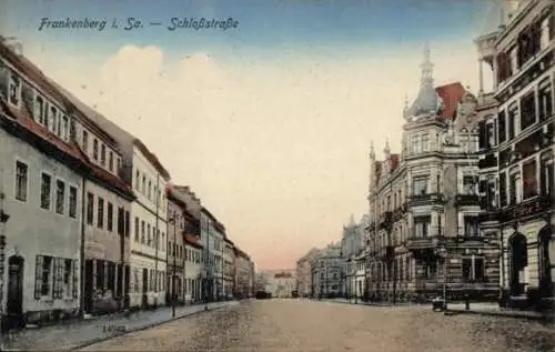 Ak Frankenberg in Sachsen, Schlossstraße