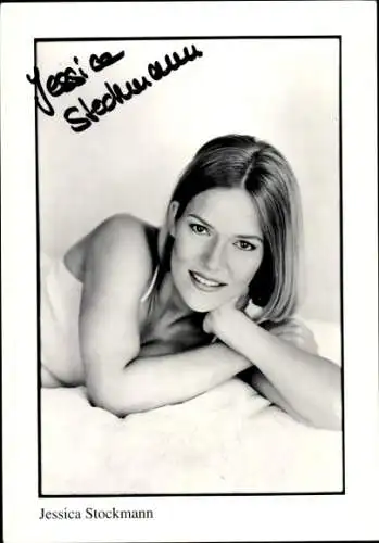 Ak Schauspielerin Jessica Stockmann, Portrait, Autogramm