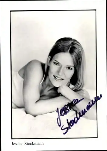 Ak Schauspielerin Jessica Stockmann, Portrait, Autogramm