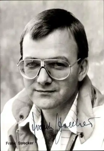 Ak Schauspieler Frank Strecker, Portrait, Autogramm