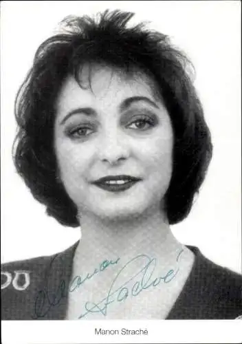 Ak Schauspielerin Manon Strache, Portrait, Autogramm