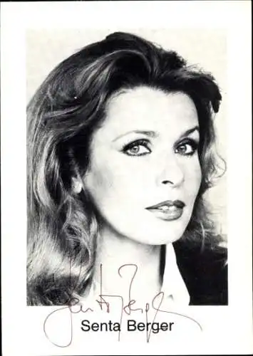 Ak Schauspielerin Senta Berger, Portrait, Autogramm