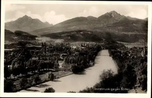 Ak Innsbruck in Tirol, Panorama, Serles, Nockspitze