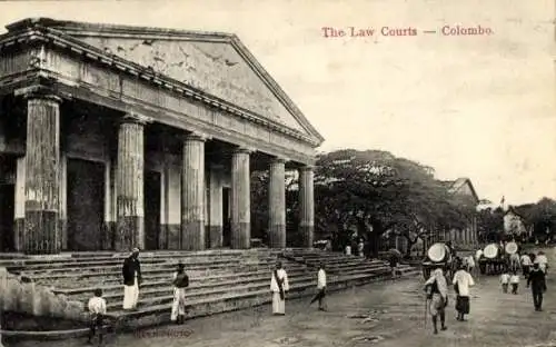 Ak Colombo Ceylon Sri Lanka, Die Gerichte
