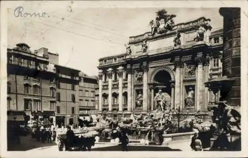 Ak Roma Rom Lazio, Fontana di Trevi