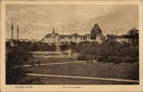 Ak Düsseldorf am Rhein, Kunstpalast