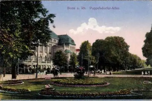 Ak Bonn am Rhein, Poppelsdorfer Allee