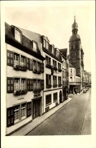 Ak Bonn am Rhein, Beethovenhaus, Kirchturm