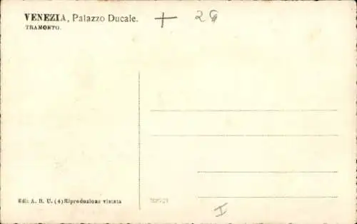 Ak Venezia Venedig Veneto, Palazzo Ducale