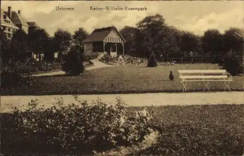 Ak Uetersen in Holstein, Kaiser-Wilhelm-Rosenpark