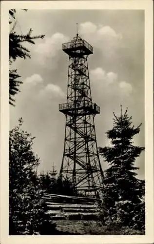 Ak Ilfeld am Harz Thüringen, Poppenturm auf dem Poppenberg