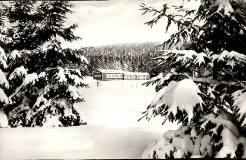 Ak Sankt Andreasberg Braunlage im Oberharz, Internationales Haus Sonnenberg, Winter