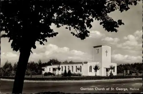 Ak Hohne Niedersachsen, Garnison der britischen Streitkräfte, Garnisonkirche St. Georg