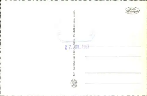 Ak Rüdesheim am Rhein, Gesamtansicht, Seilbahn