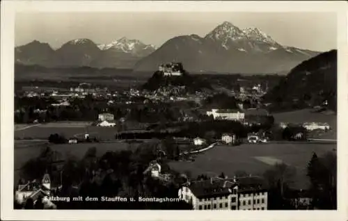 Ak Salzburg in Österreich, Panorama, Stauffen, Sonntagshorn