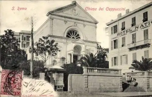 Ak S. Remo Liguria, Chiesa del Cappuccini, Blick auf die Kirche