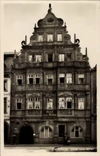 Ak Heidelberg am Neckar, Hotel zum Ritter