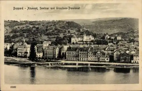 Ak Boppard am Rhein, Alumnat, Seminar und Ursulinen-Pensionat