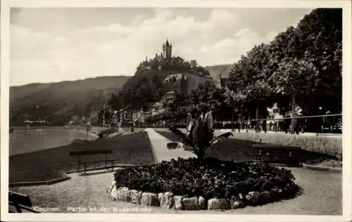 Ak Cochem an der Mosel, Moselstraße, Burg