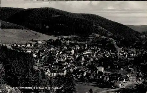 Ak Lautenthal Langelsheim im Oberharz, Blick zum Kranichsberg und Maahsner Gaipel