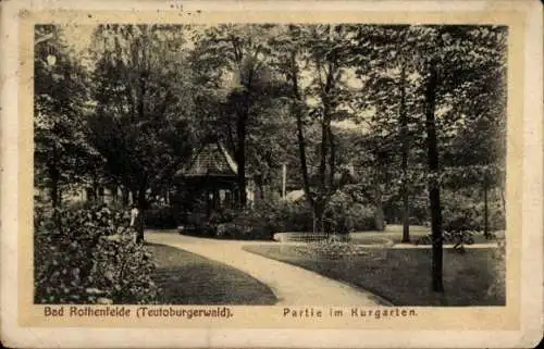 Ak Bad Rothenfelde am Teutoburger Wald, Kurgarten